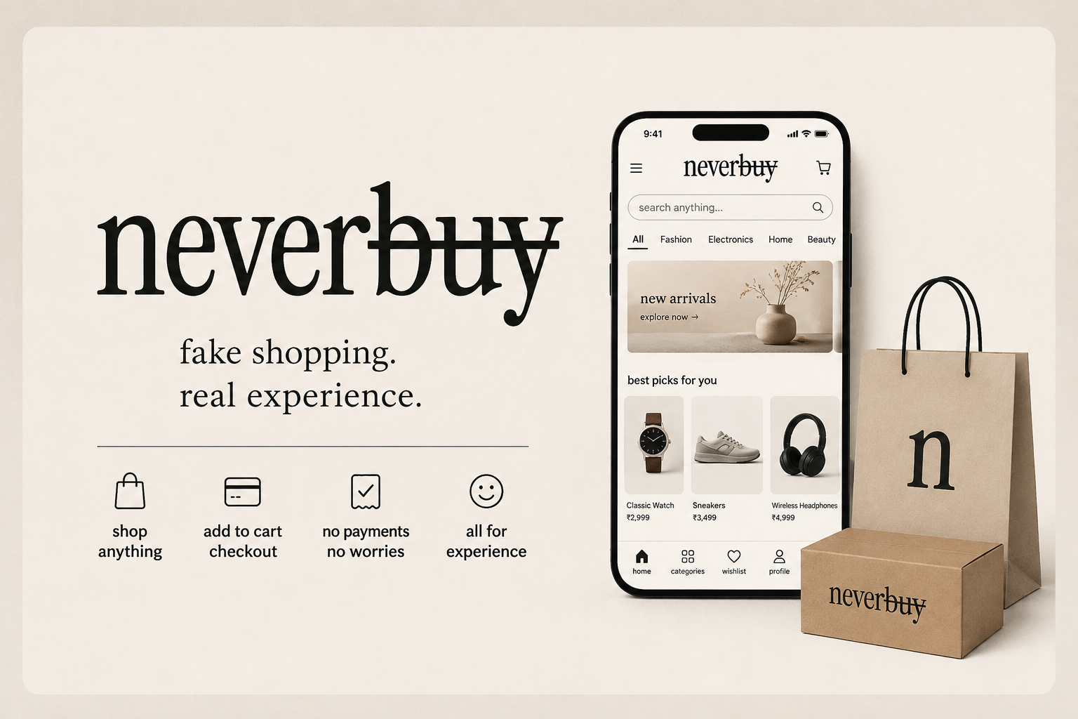 neverbuy — shop everything, own nothing
